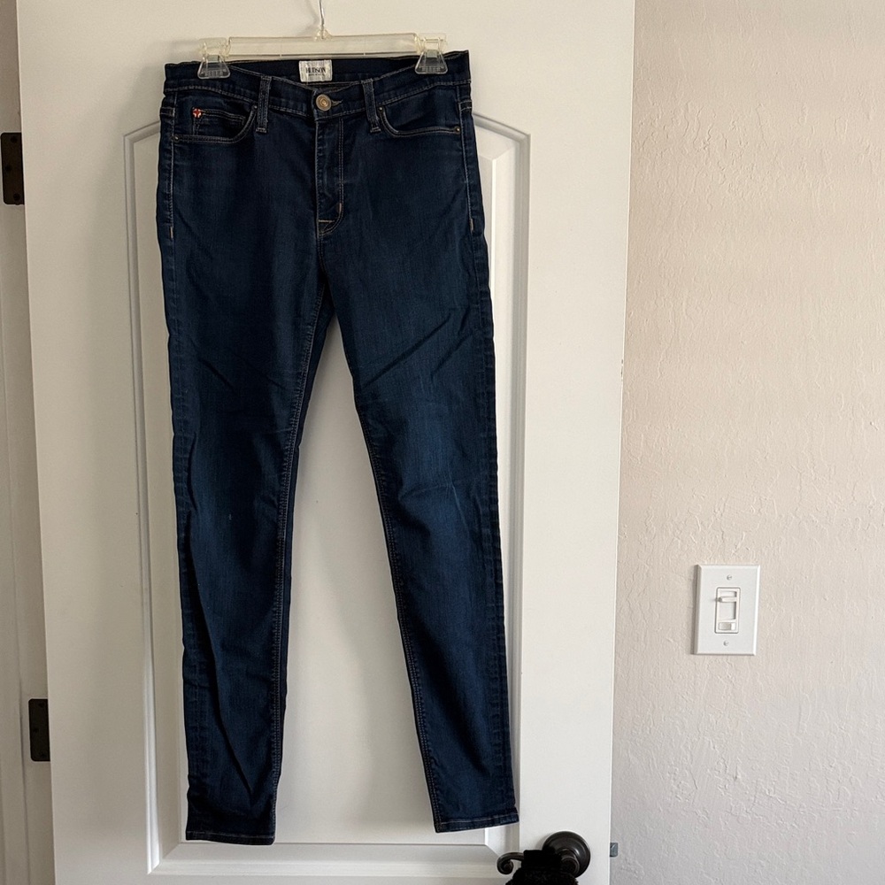 Hudson Jeans Women's Deep Indigo Skinny Jeans
